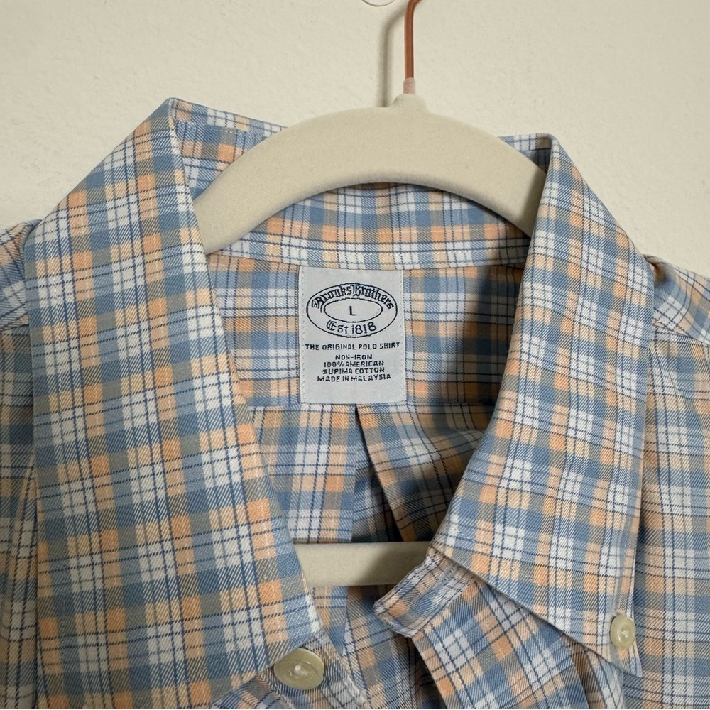 Brooks Brothers Multicolor Plaid Button Down Shirt - Picture 3 of 6